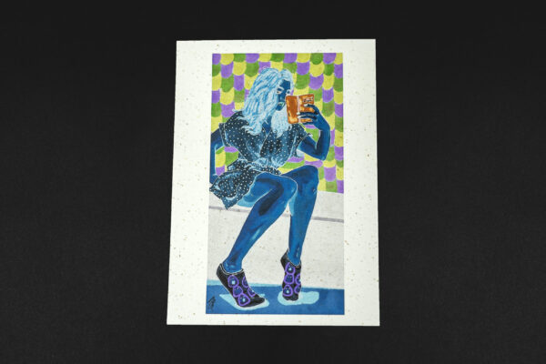 Recycled paper moden vintage negative